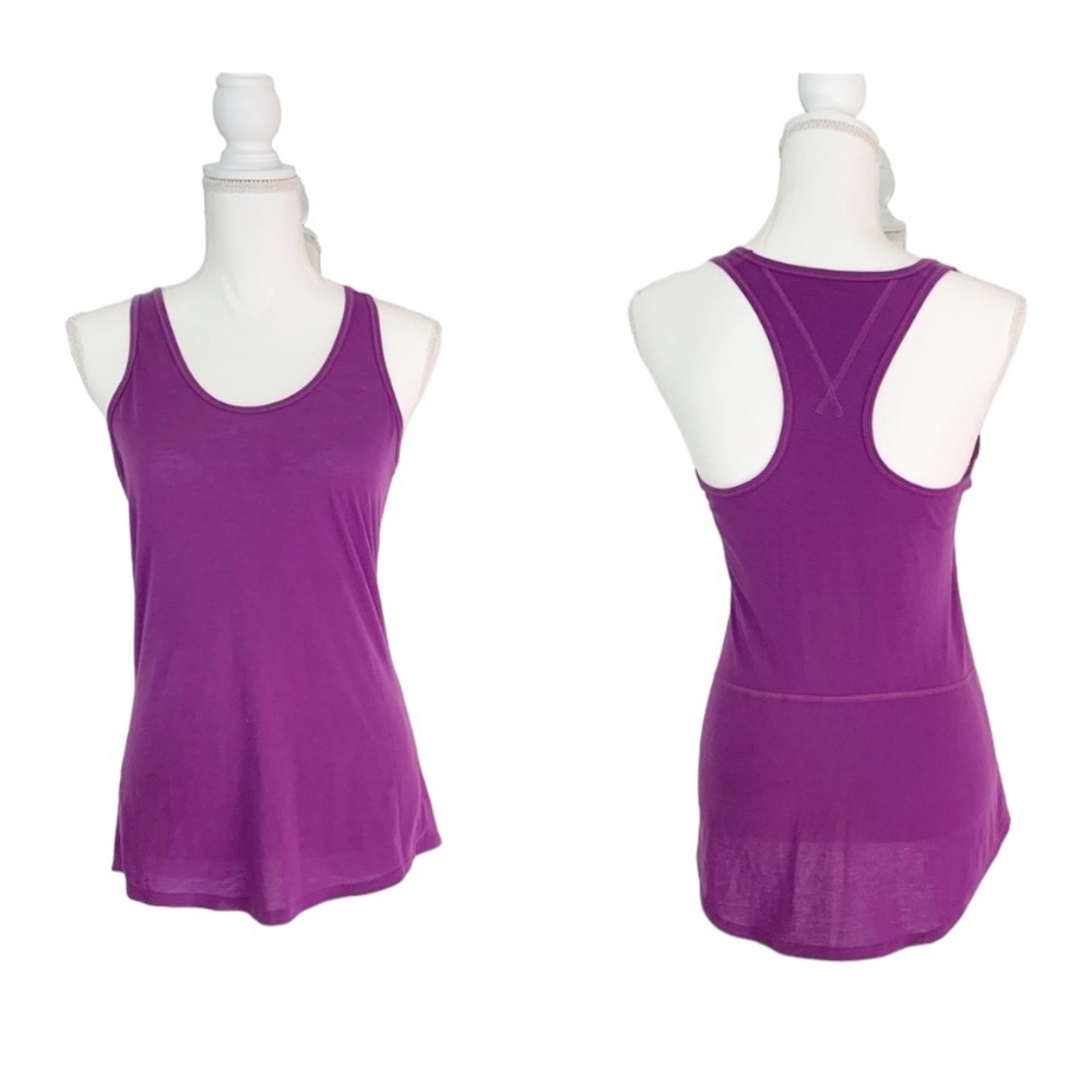 Lucy Purple Racerback Top Size Medium